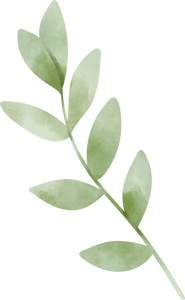 Rustic Watercolor Fern Leaf